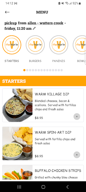 Village Burger Bar Screenshot 2