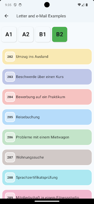 Deutsch Schreiben und Sprechen Screenshot 1