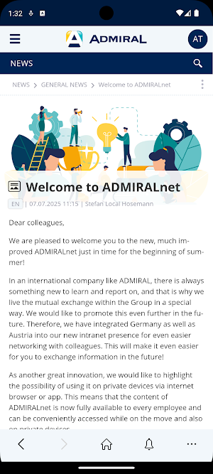 ADMIRALnet Screenshot 2