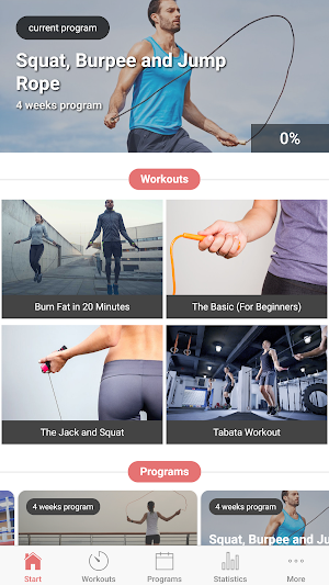 Jump Rope Workout Program Screenshot 0