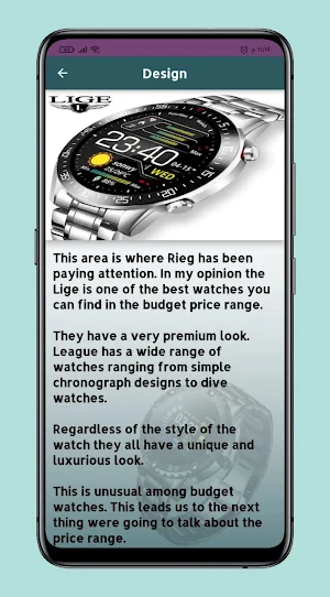 LIGE Smartwatch Guide Screenshot 3