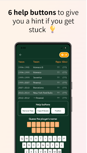 Guess The Player Football Quiz Screenshot 2