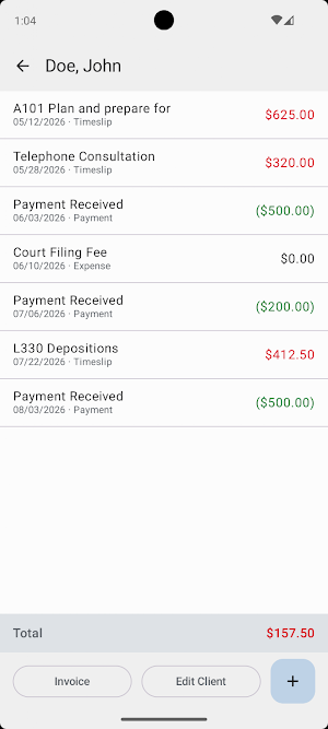 Chaos Billing Screenshot 1