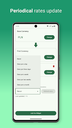 Currency Converter Widget Screenshot 3