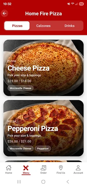 Home Fire Pizza Screenshot 1