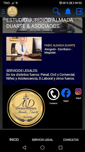 ESTUDIO JURIDICO ALMADA DUARTE Screenshot 3