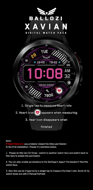 BALLOZI Xavian Watch Face Screenshot 3