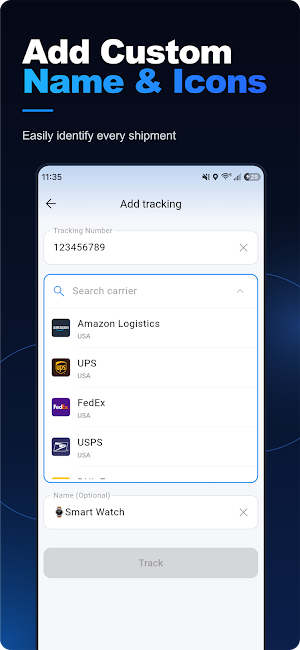 SPT - Simple Package Tracker Screenshot 2