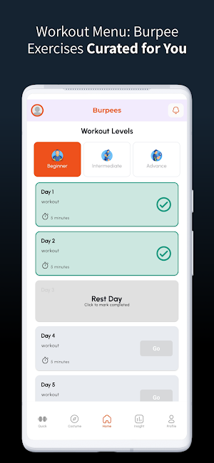 Burpee - Total Body Challenge Screenshot 2