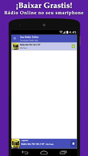 Radio Mix FM 106.3 SP - Radio Online Screenshot 1