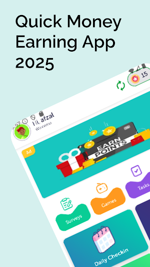 Quick Money Earning App 2025 Screenshot 0