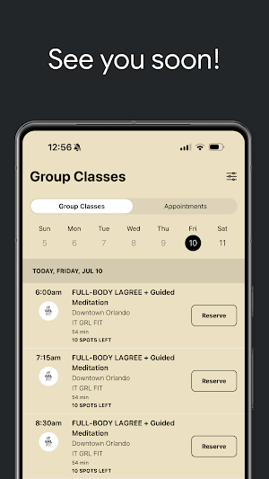 IT GRL FIT Studio Screenshot 2
