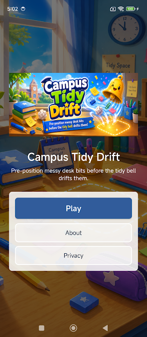 Campus Tidy Drift Screenshot 1