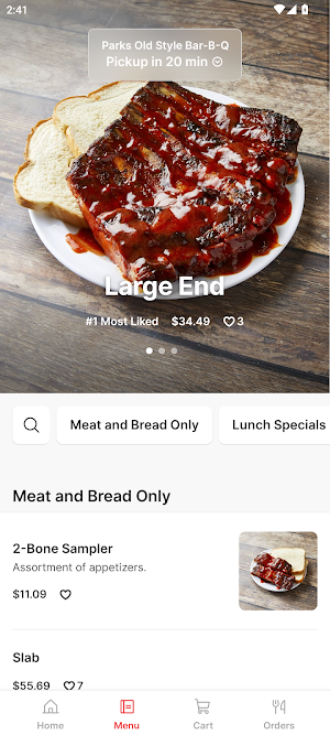 Parks Old Style Bar-B-Q Screenshot 1