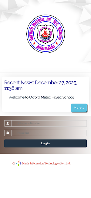 Oxford Matriculation Anaimalai Screenshot 1