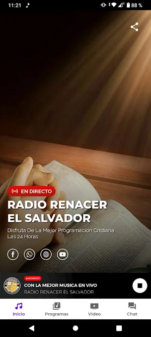 Radio Renacer El Salvador Screenshot 3