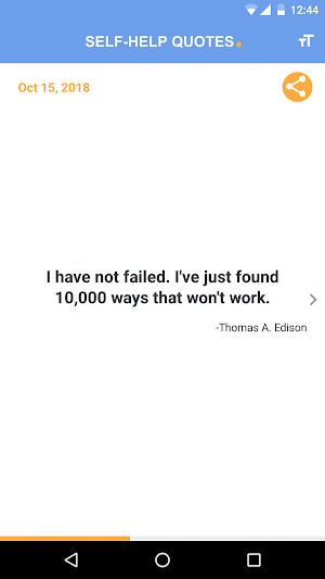 Self Help Quotes Screenshot 2