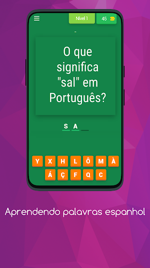 Aprendendo palavras espanhol Screenshot 1