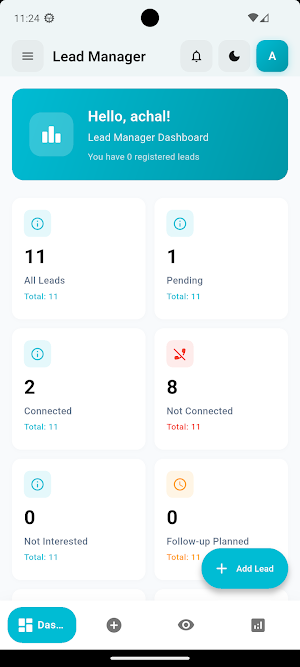 COEPD Sales CRM Screenshot 2