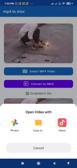 mp4 to mov converter Screenshot 3