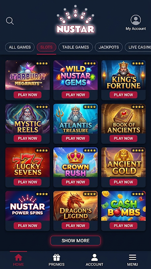 Nustar Casino Screenshot 3