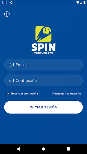 SPIN Padel Club SKG Screenshot 0