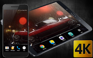 Retro Car HD Live Wallpaper Screenshot 0
