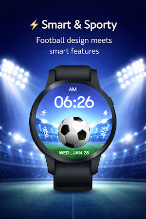 Sport Football Watch Face Screenshot 1