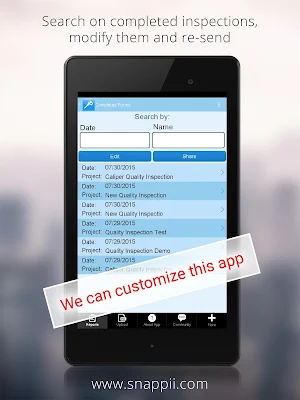 Quality Inspection App Screenshot 2