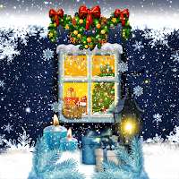 Window Snowing - Wallpaper