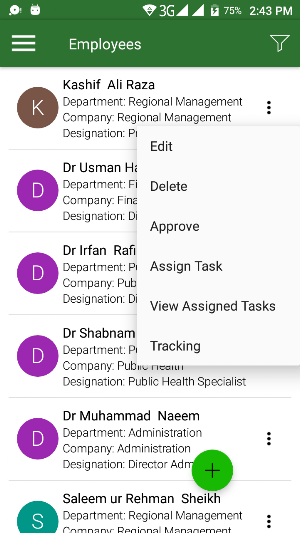 Employee Reporting & Tracking Screenshot 2