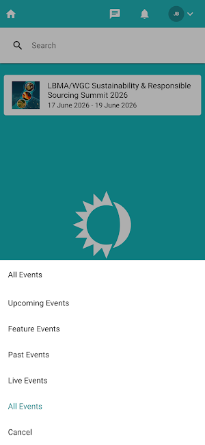 LBMA Events Screenshot 2