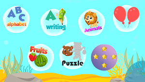 تعليم اللغة الانجليزية والحروف والحيوانات للاطفال Screenshot 0