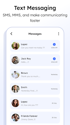 SMS Messenger: Text Messages Screenshot 0