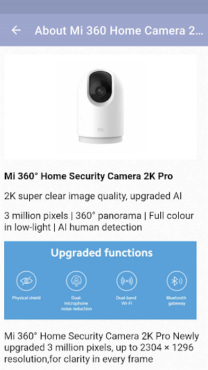 Mi360 Home Camera 2k Pro Guide Screenshot 0