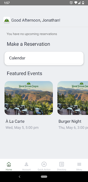 Mount Vernon Canyon Club Screenshot 1