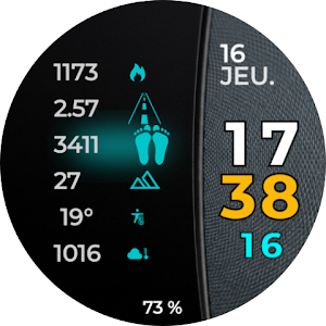 R.hythm of time / Watch face Screenshot 1