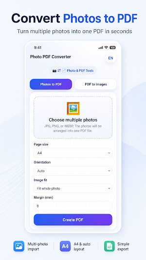 Photo PDF Converter Screenshot 2