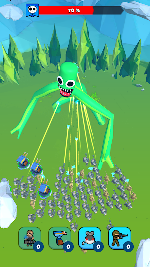 Army Hole: Monster Attack 3D Screenshot 3