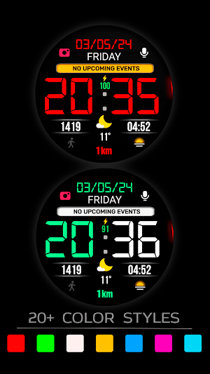 WIN BIG LCD Digital Watch Face Screenshot 1