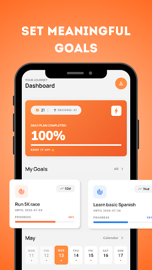Focly - Goal Tracker Screenshot 0