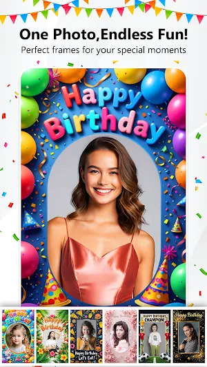 Happy Birthday Photo Frame Screenshot 3