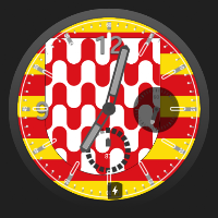 Esfera bandera de Girona
