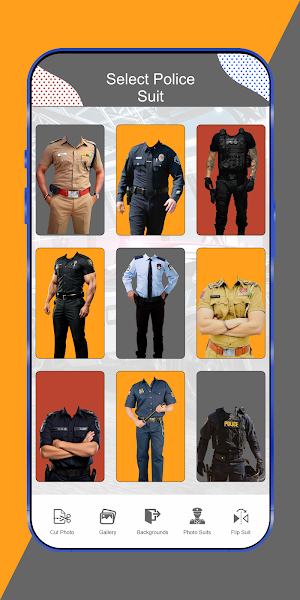 Police Suit Photo Editor AI BG Screenshot 2