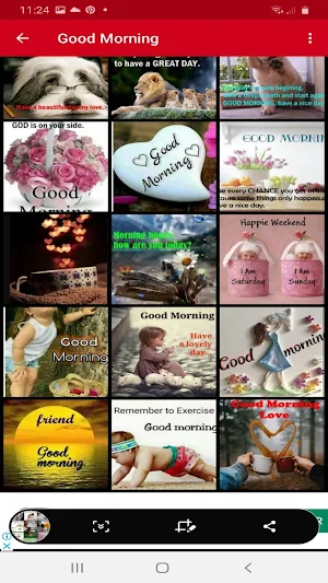 Good morning afternoon nights Screenshot 1