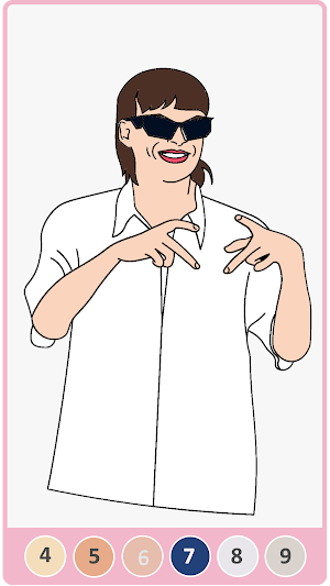 Peso Pluma Coloring Game Screenshot 3