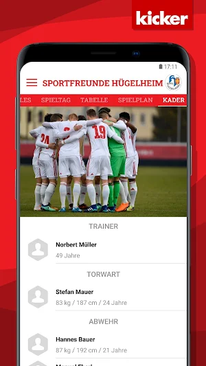 Sportfreunde Hügelheim Screenshot 0
