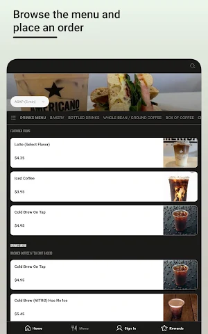 Americano Espresso Bar Boston Screenshot 1