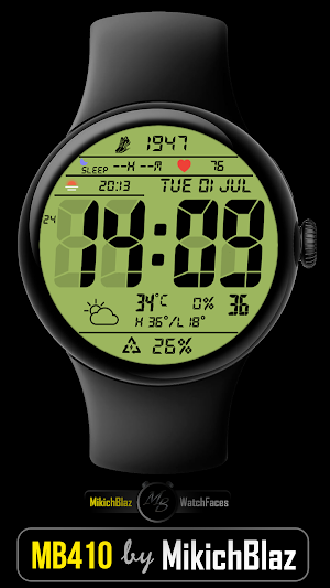 Digital Watch MB410 Screenshot 3