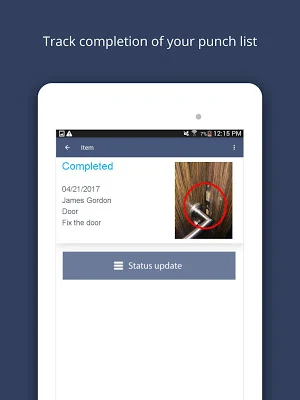 Punch List and Issue Tracker Screenshot 3